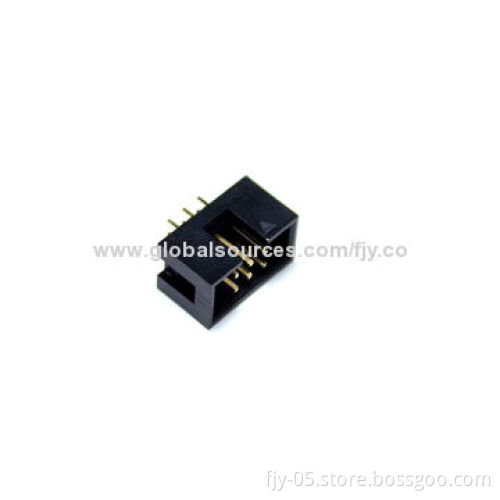 PH2.54 Box Headers, 2*3-pin, Straight PBT, 3A Current Rating